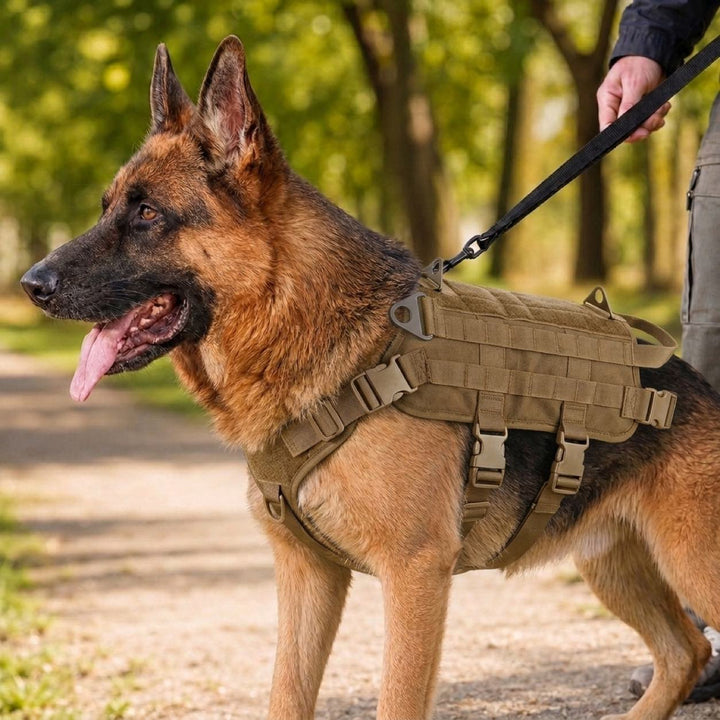 Tactical Dog Backpack Harness for Hiking & Daily Walks