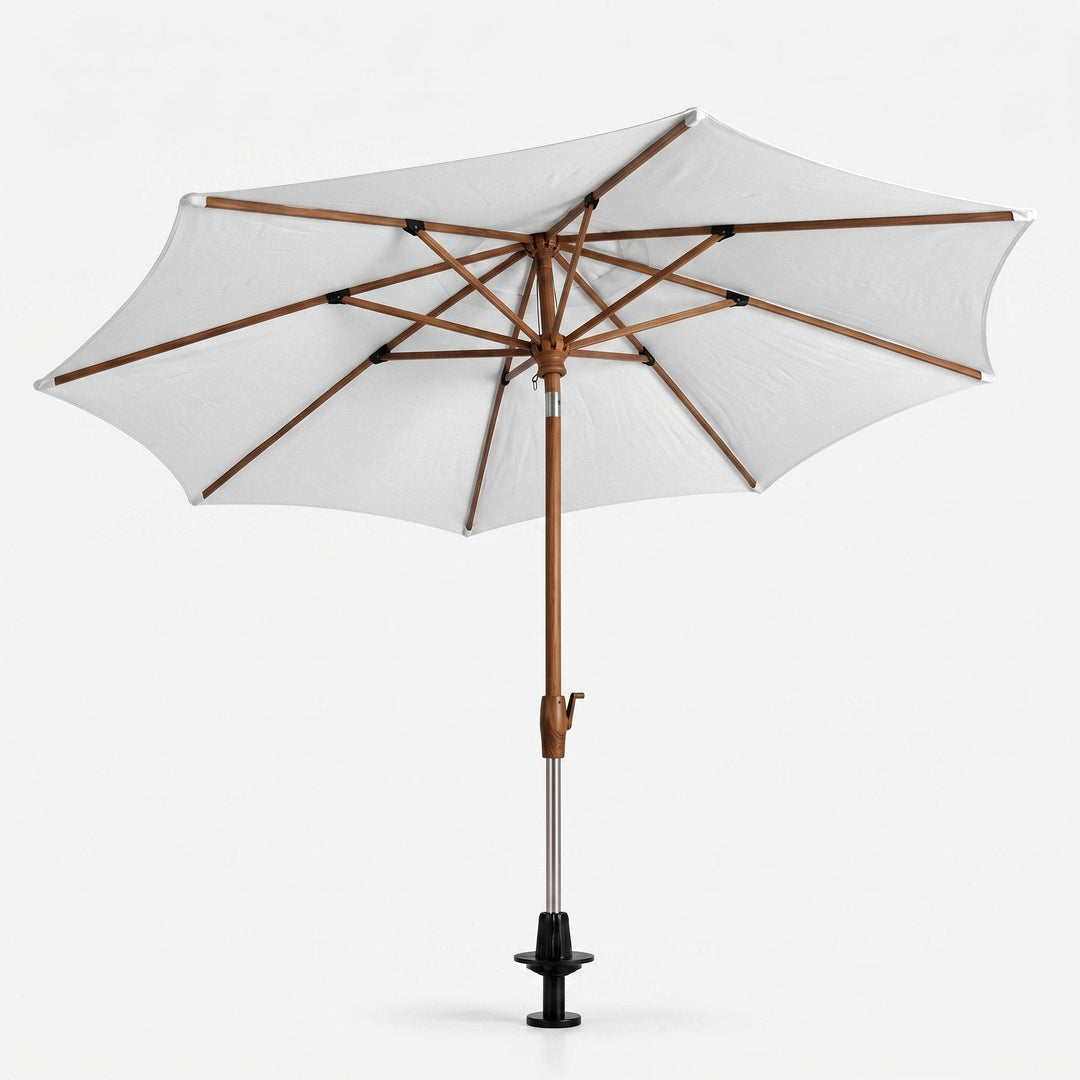 Tilting Garden Parasol with Crank Handle & UV-Resistant Canopy 0