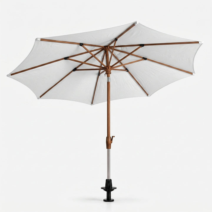 Tilting Garden Parasol with Crank Handle & UV-Resistant Canopy 0