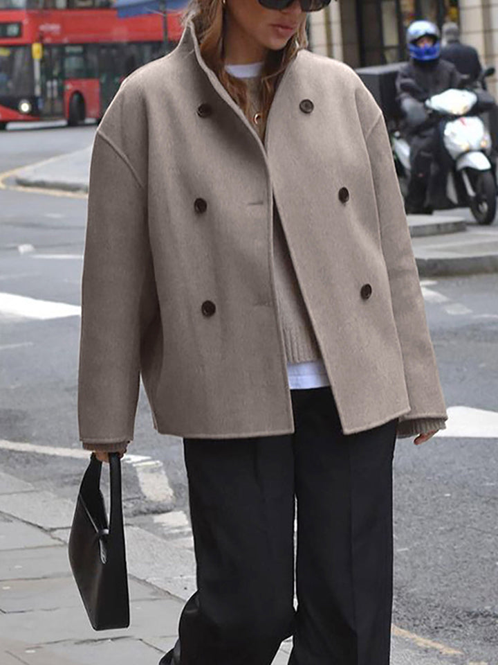 Women's Classic Double-Breasted Coat