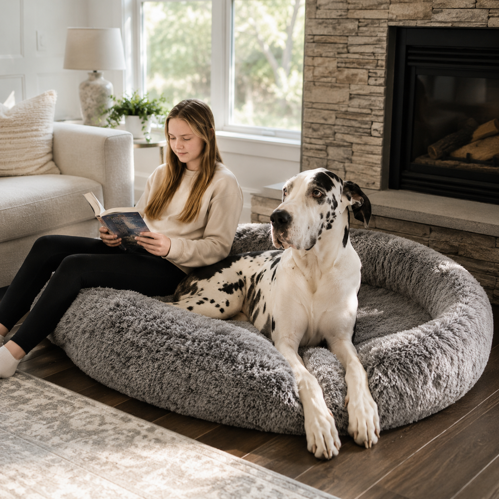 Ultimate Comfort | Large Dog Bed with Waterproof Design | Cozy Space for Deep Sleep 1