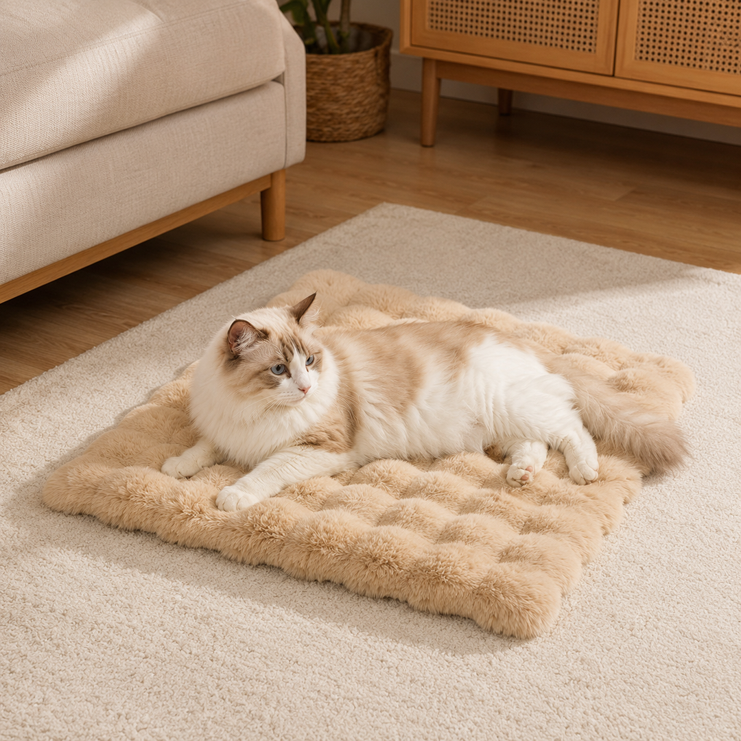 Ultra Soft Faux Fur Pet Mat for Cats & Dogs 4