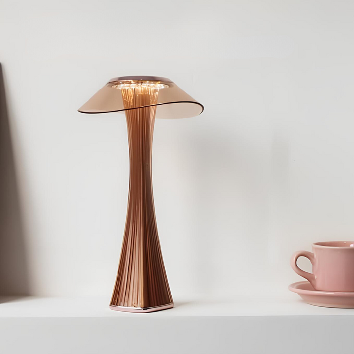 Sculpted Flare Lamp | Stylish and Elegant Design, Rechargeable Battery