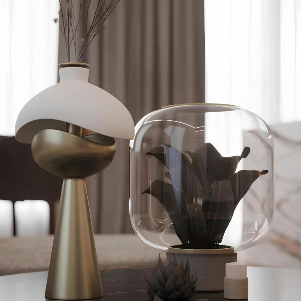 Sculpted Table Lamp | Portable & Stylish, Anti-Glare Soft Lighting