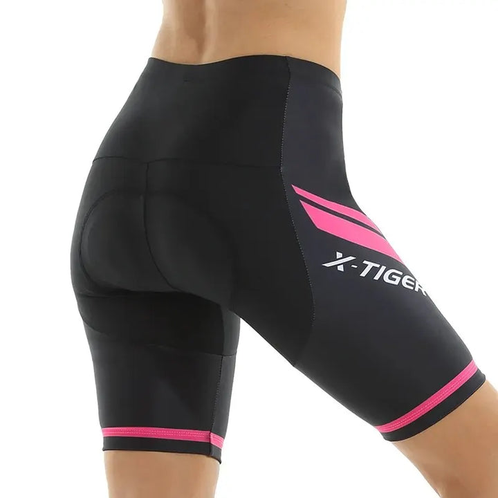 Women's Cycling Shorts with 3D Gel Pad | Breathable Padded Shorts