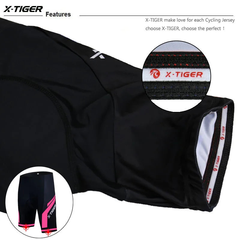 Women's Cycling Shorts with 3D Gel Pad | Breathable Padded Shorts