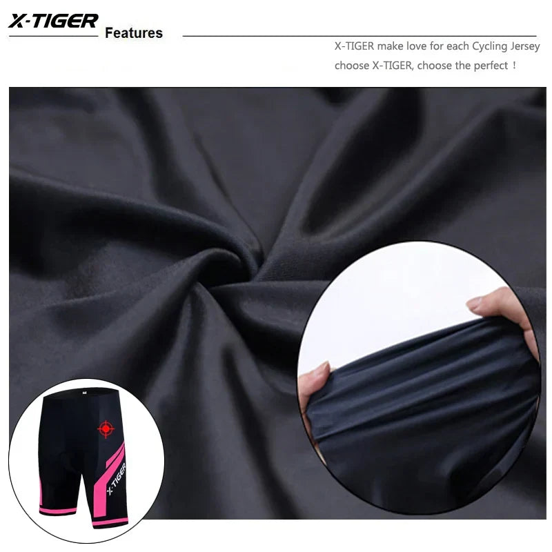 Women's Cycling Shorts with 3D Gel Pad | Breathable Padded Shorts