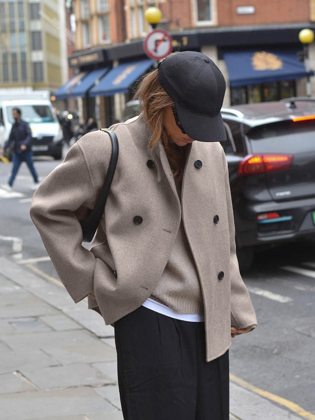 Women's Classic Double-Breasted Coat