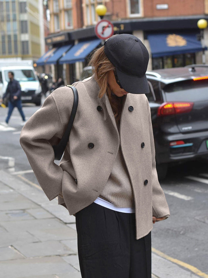 Women's Classic Double-Breasted Coat