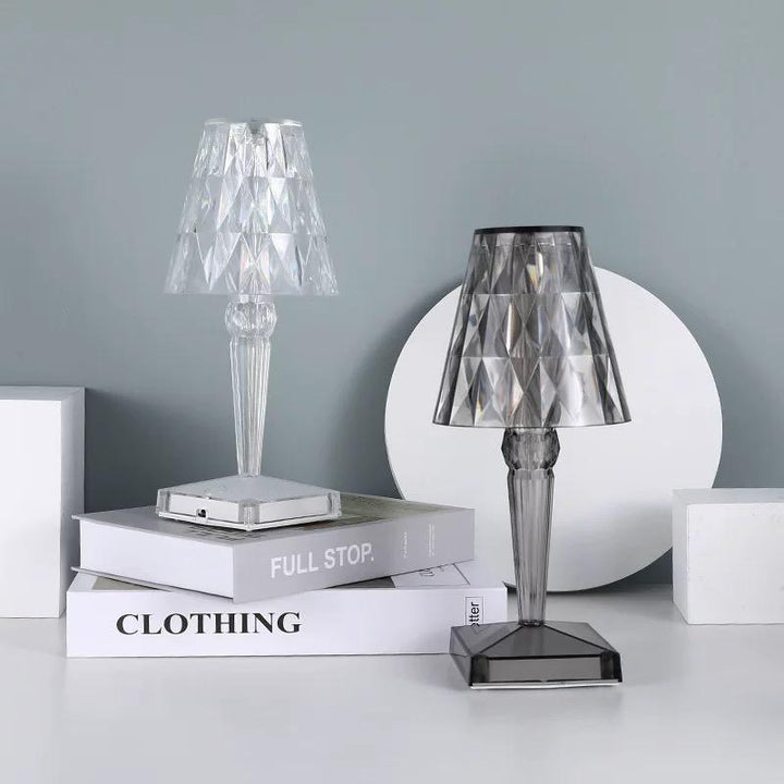 Sparkling Crystal Lamp | Touch-Sensitive Control, Rechargeable