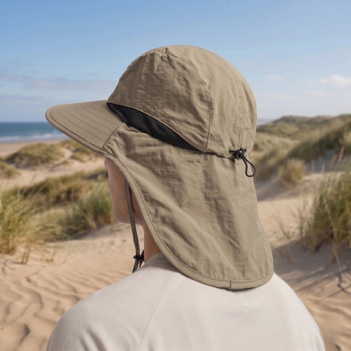 Wide Brim Sun Hat with Neck Flap - UPF 50+ UV Protection Hiking Hat 3