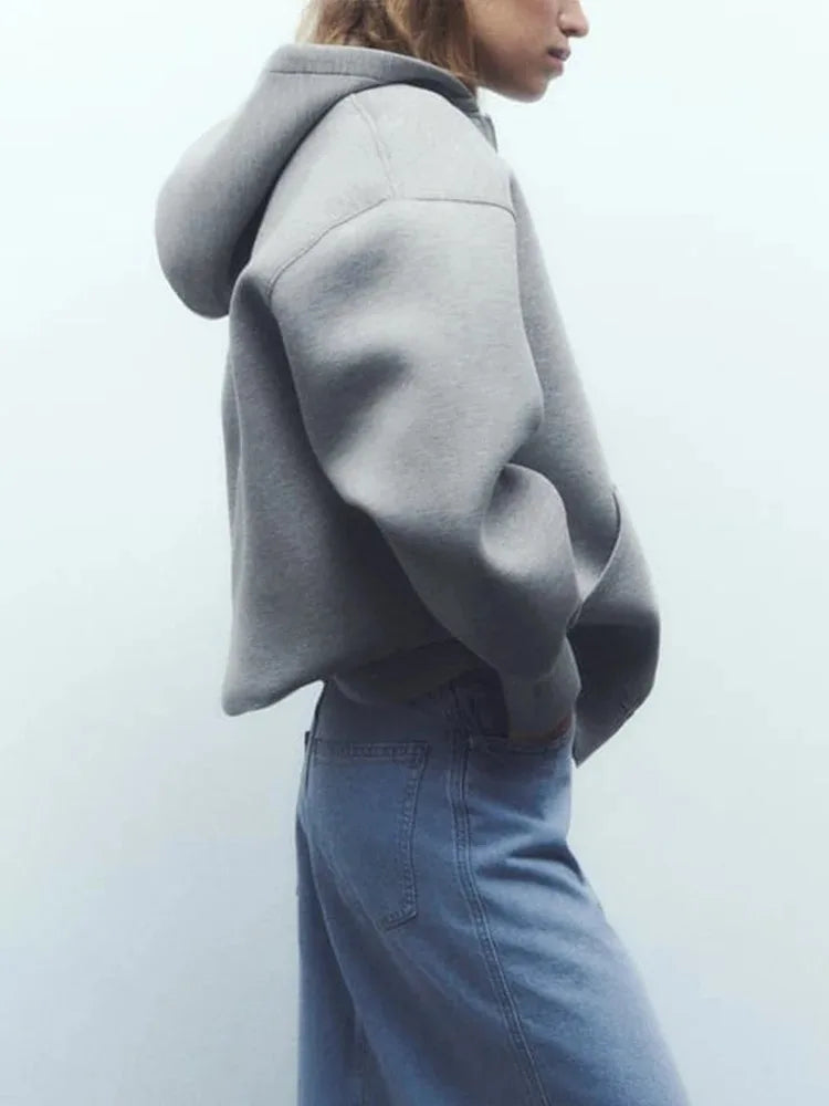 Women's Hooded Zip-Through Padded Jacket, image 4