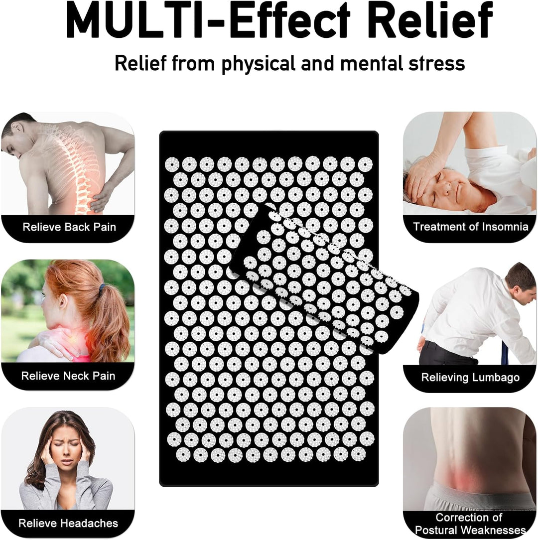 Acupressure Mat & Pillow Set