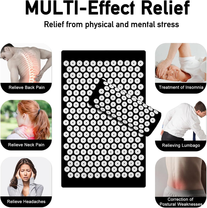 Acupressure Mat & Pillow Set