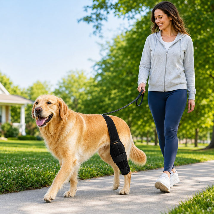 Adjustable Dog Leg Support Brace for Daily Walks | Support for Weak Front or Hind Legs