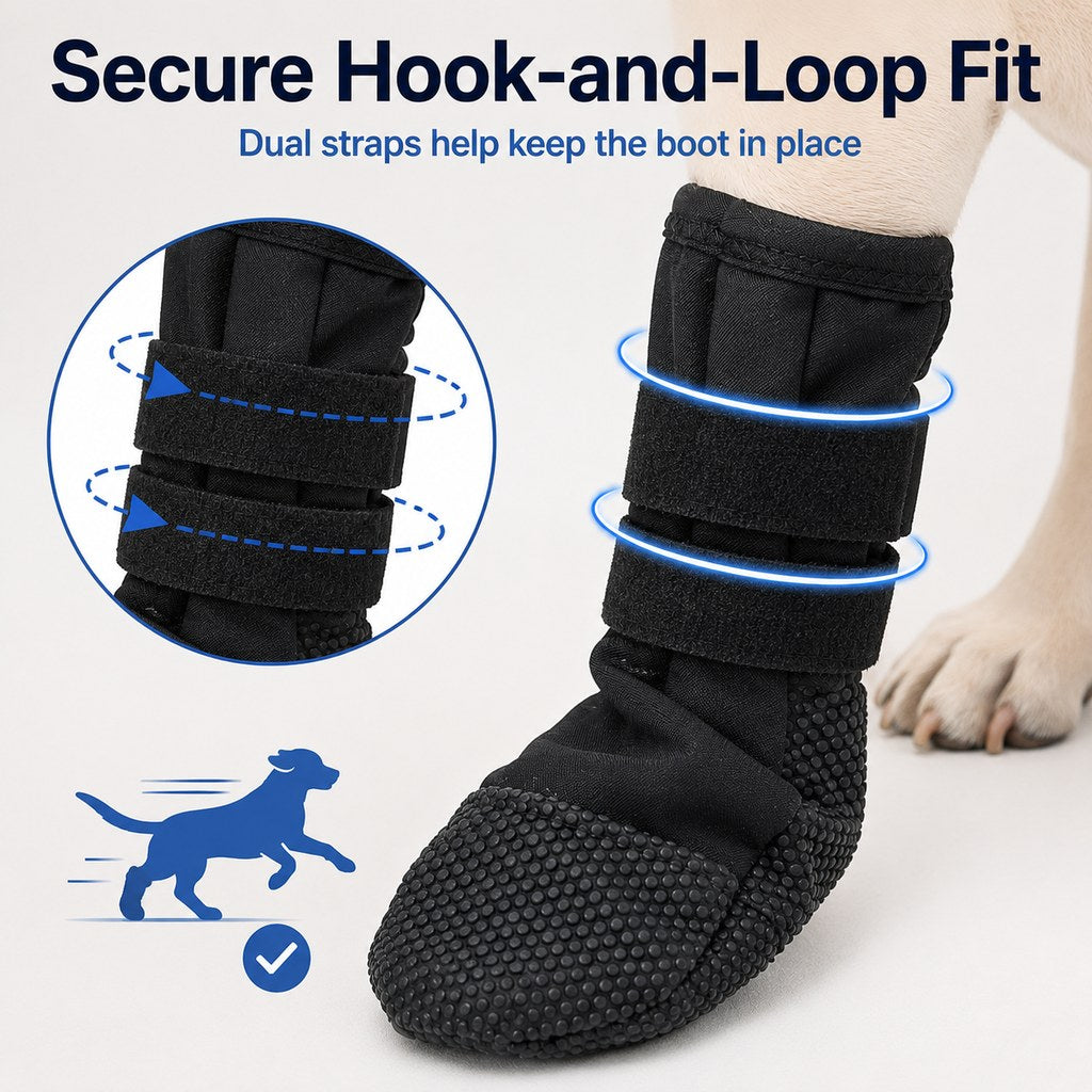 Dog Paw Recovery Boot for Home Rest & Walks | Anti-Lick Protective Cover for Injured Paws