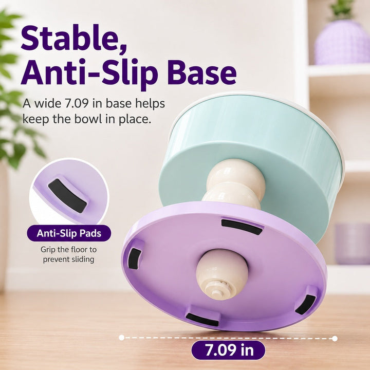 Adjustable Elevated Pet Bowl for Cats & Small Dogs | 3 Height Modes for Comfortable Feeding