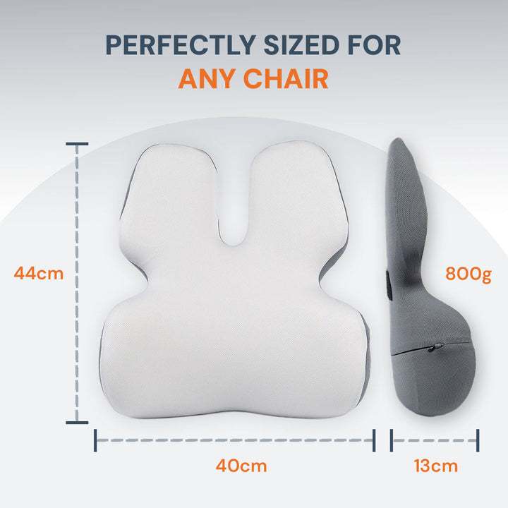 Adjustable Memory Foam Sit Bone Relief Seat Cushion
