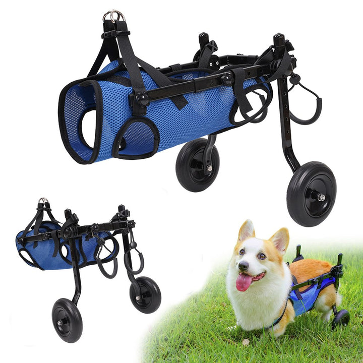 Adjustable Rear Leg Dog Wheelchair for Daily Walks
