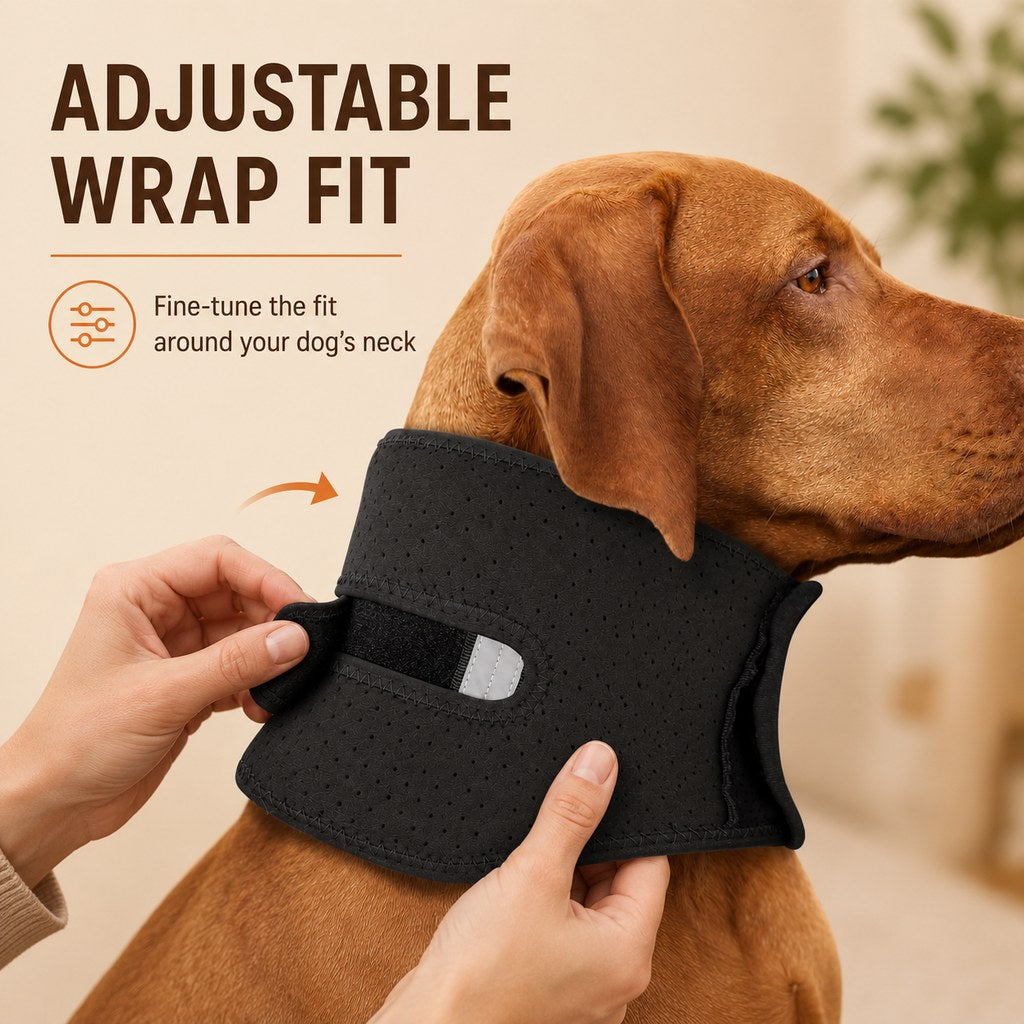 Adjustable Dog Neck Support Brace for At-Home Rest