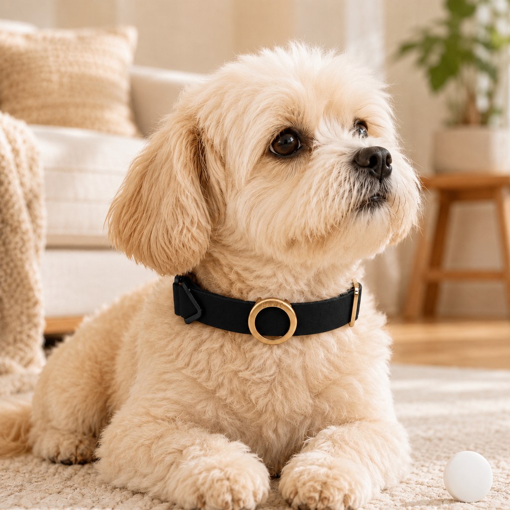 AirTag-Compatible Pet Collar Holder for Cats & Small Dogs