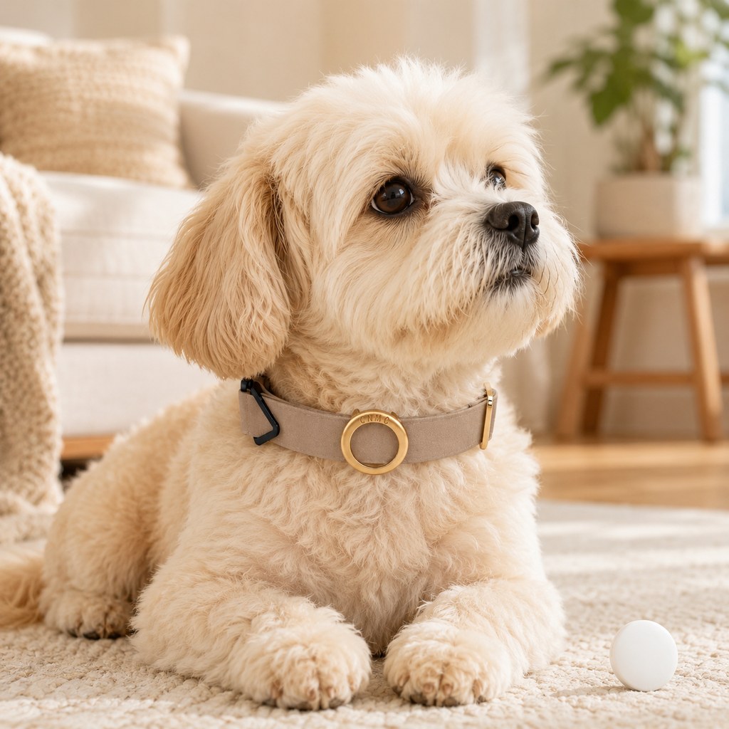 AirTag-Compatible Pet Collar Holder for Cats & Small Dogs