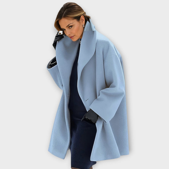Women's Oversized Winter Coat with Wide Collar