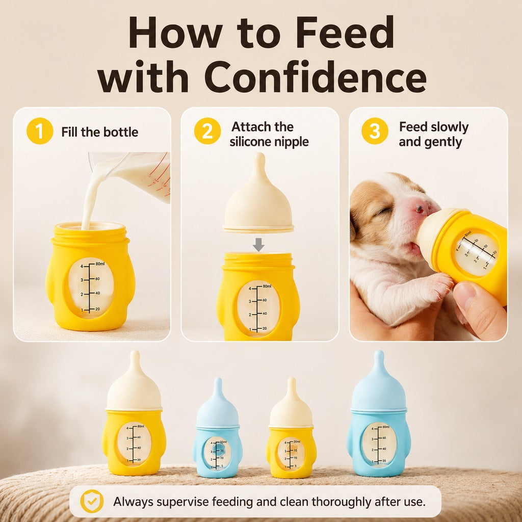 Newborn Puppy & Kitten Nursing Bottle