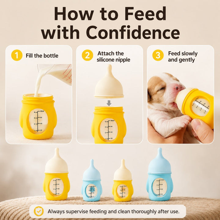 Newborn Puppy & Kitten Nursing Bottle