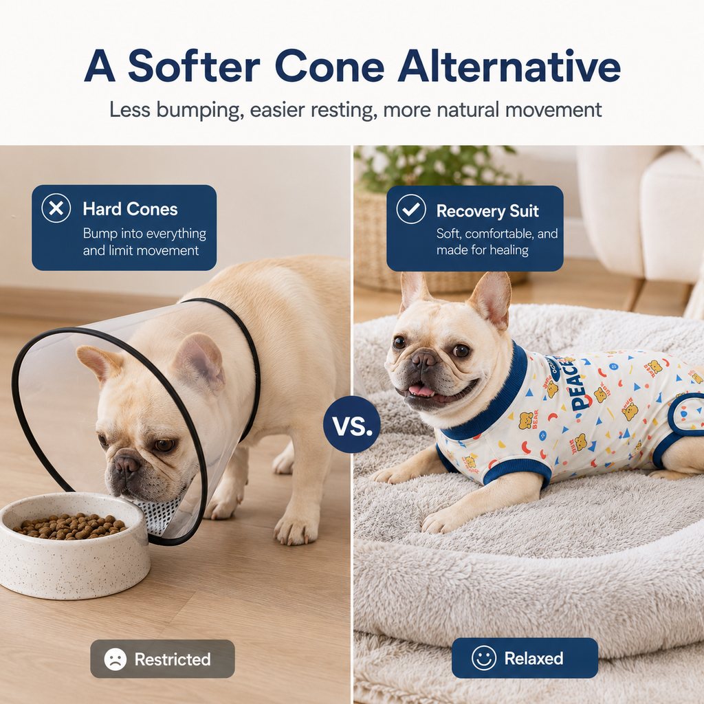 Dog Recovery Suit for Post-Surgery Belly Protection