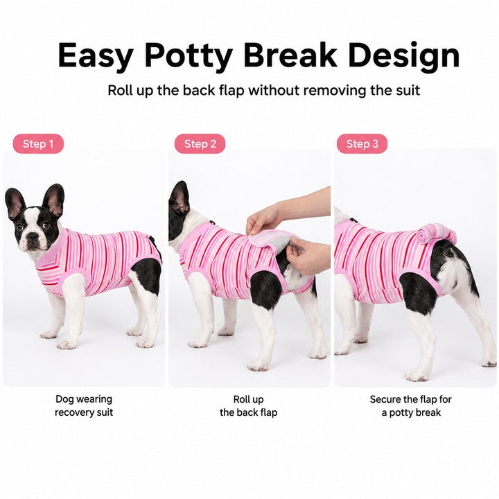 Breathable Dog Recovery Suit for Spay & Neuter Recovery, Soft Cone Alternative Onesie to Help Reduce Licking After Surge
