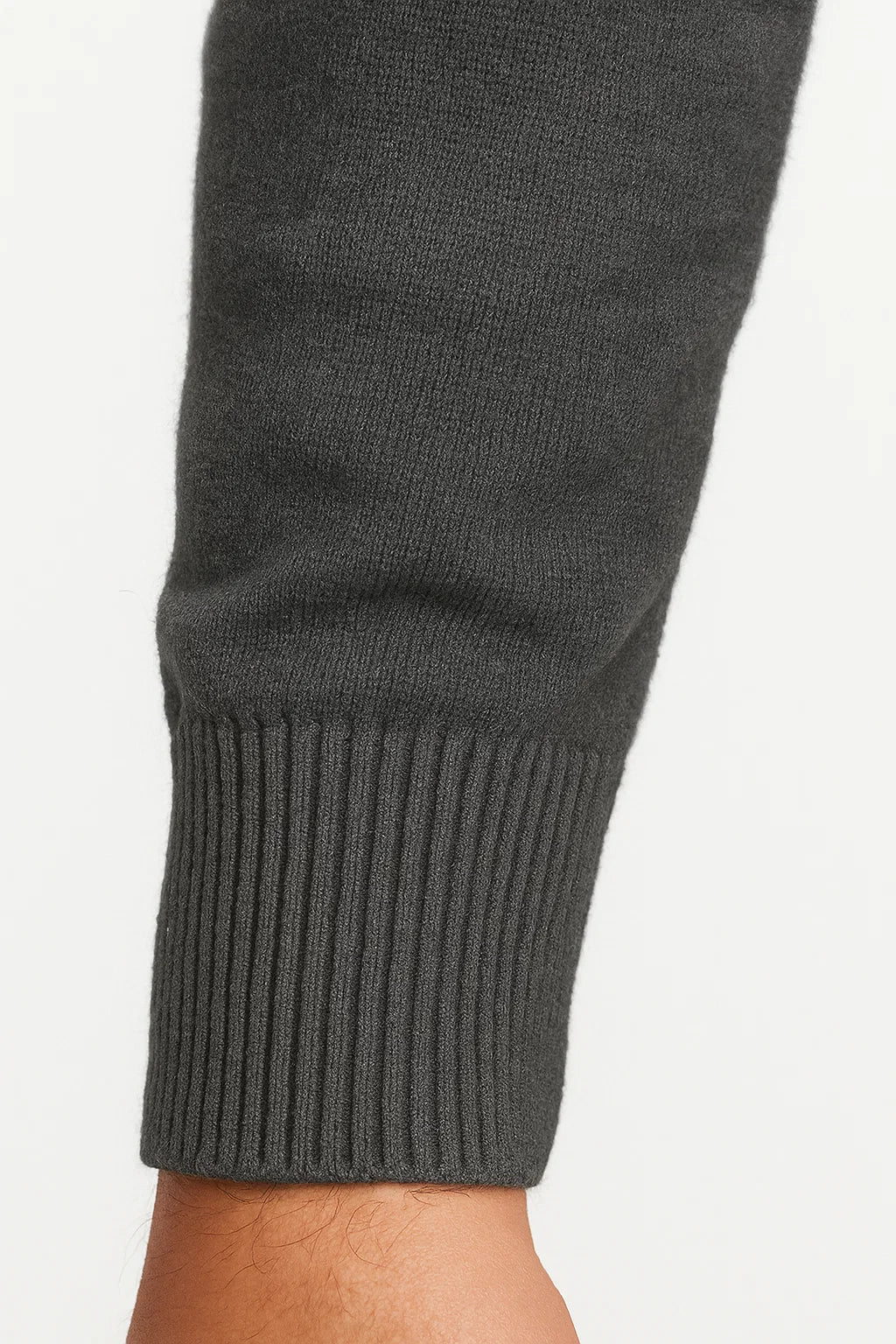 Men's Quarter-Zip Cotton-Blend Jumper with Classic Fit