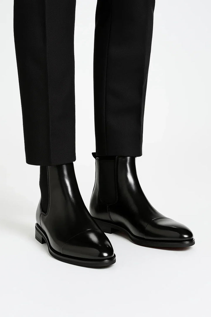 Men's Premium Leather Chelsea Boots for Daily Wear