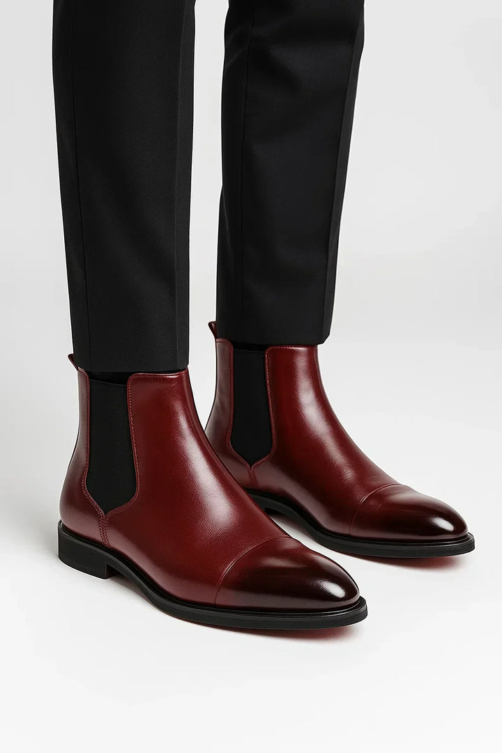 Men's Premium Leather Chelsea Boots for Daily Wear