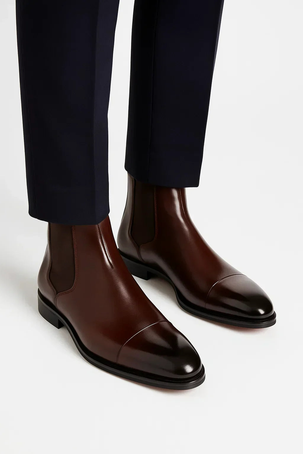 Men's Premium Leather Chelsea Boots for Daily Wear