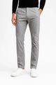 Men's Khaki Cotton Stretch Chinos, Straight Fit