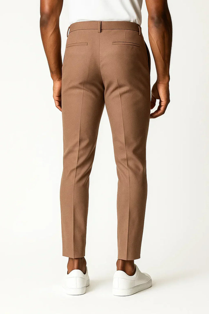 Men's Khaki Stretch Chinos, Modern Fit