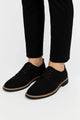Men's Suede Leather Oxford Lace-Up Shoes, Business Casual