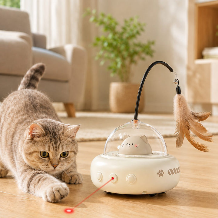 Automatic UFO Cat Toy for Indoor Cats