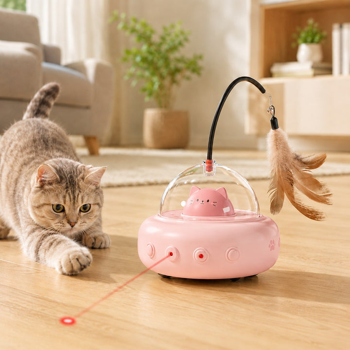 Automatic UFO Cat Toy for Indoor Cats