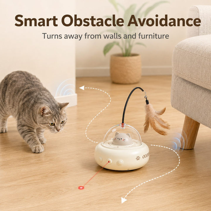 Automatic UFO Cat Toy for Indoor Cats