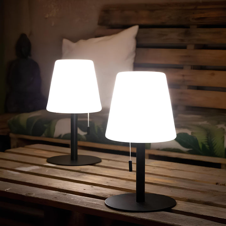 Minimalist Modern Table Lamp | Cordless Convenience, Waterproof