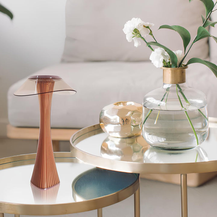 Sculpted Flare Lamp | Stylish and Elegant Design, Rechargeable Battery