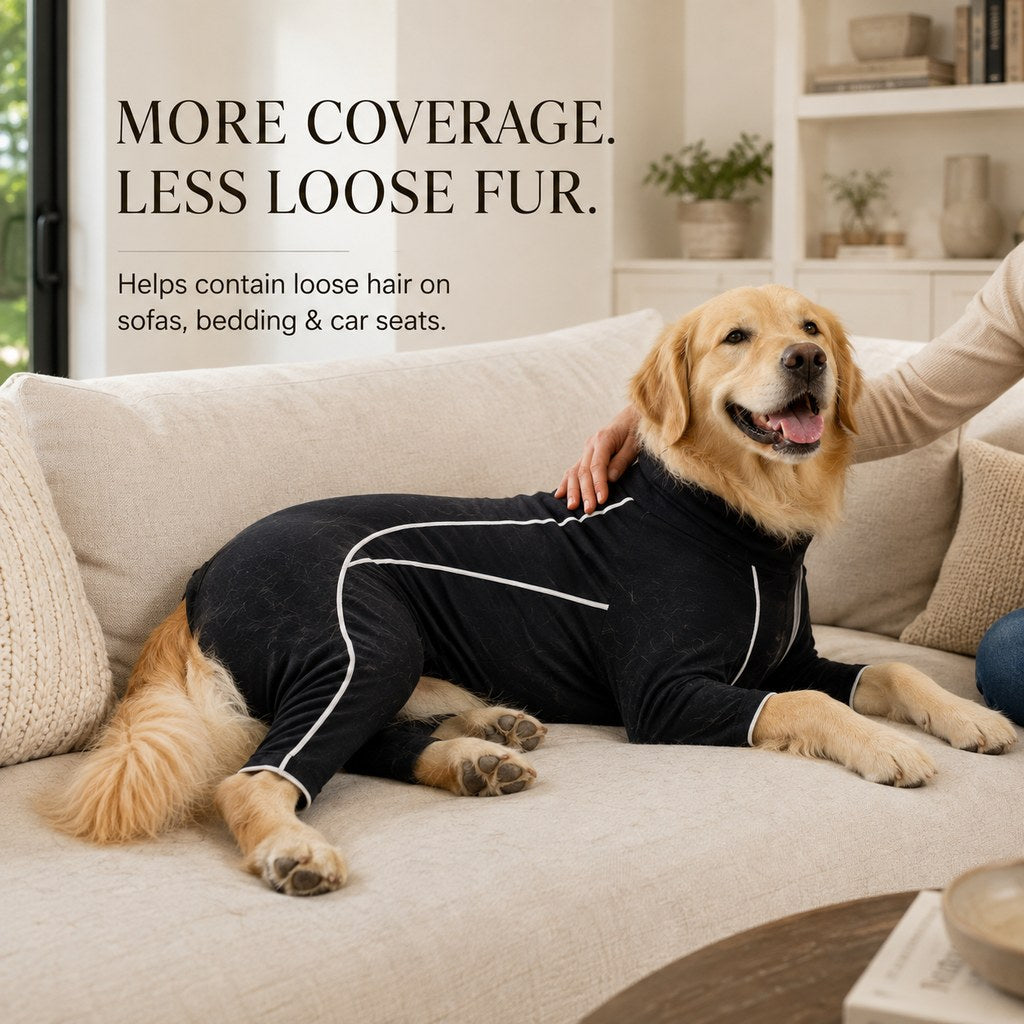 Four-Leg Full-Body Dog Jumpsuit for Home & Outdoor Wear
