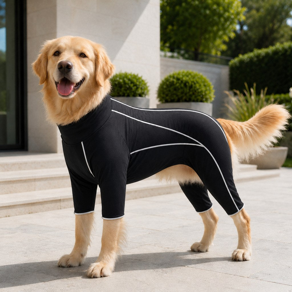 Four-Leg Full-Body Dog Jumpsuit for Home & Outdoor Wear