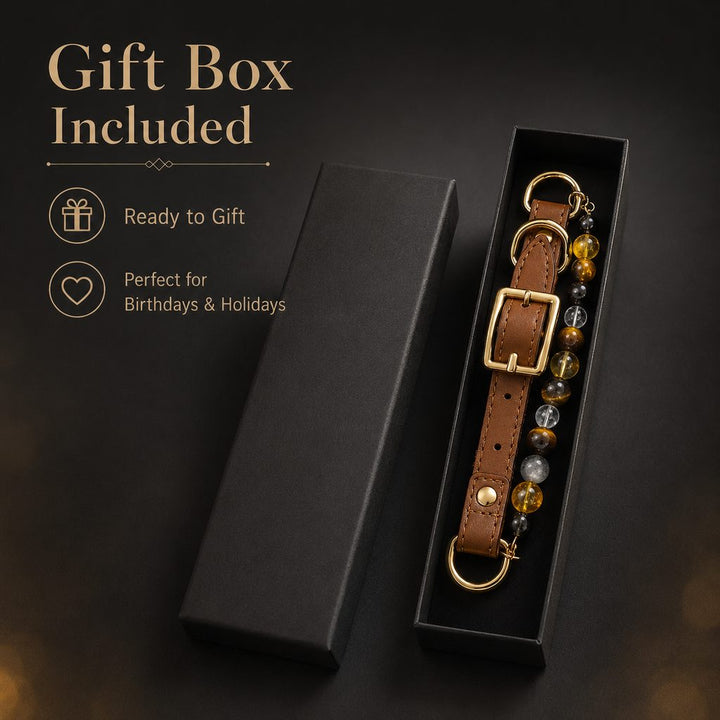 Four Elements Crystal Pet Collar Gift Box for Cats & Small Dogs