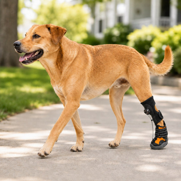 Adjustable Tension-Dial Dog Paw-Lift Support Boots