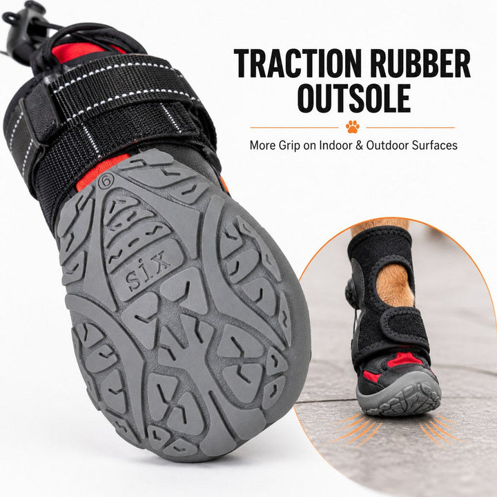 Adjustable Tension-Dial Dog Paw-Lift Support Boots