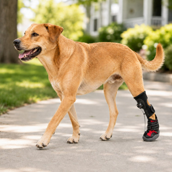 Adjustable Tension-Dial Dog Paw-Lift Support Boots