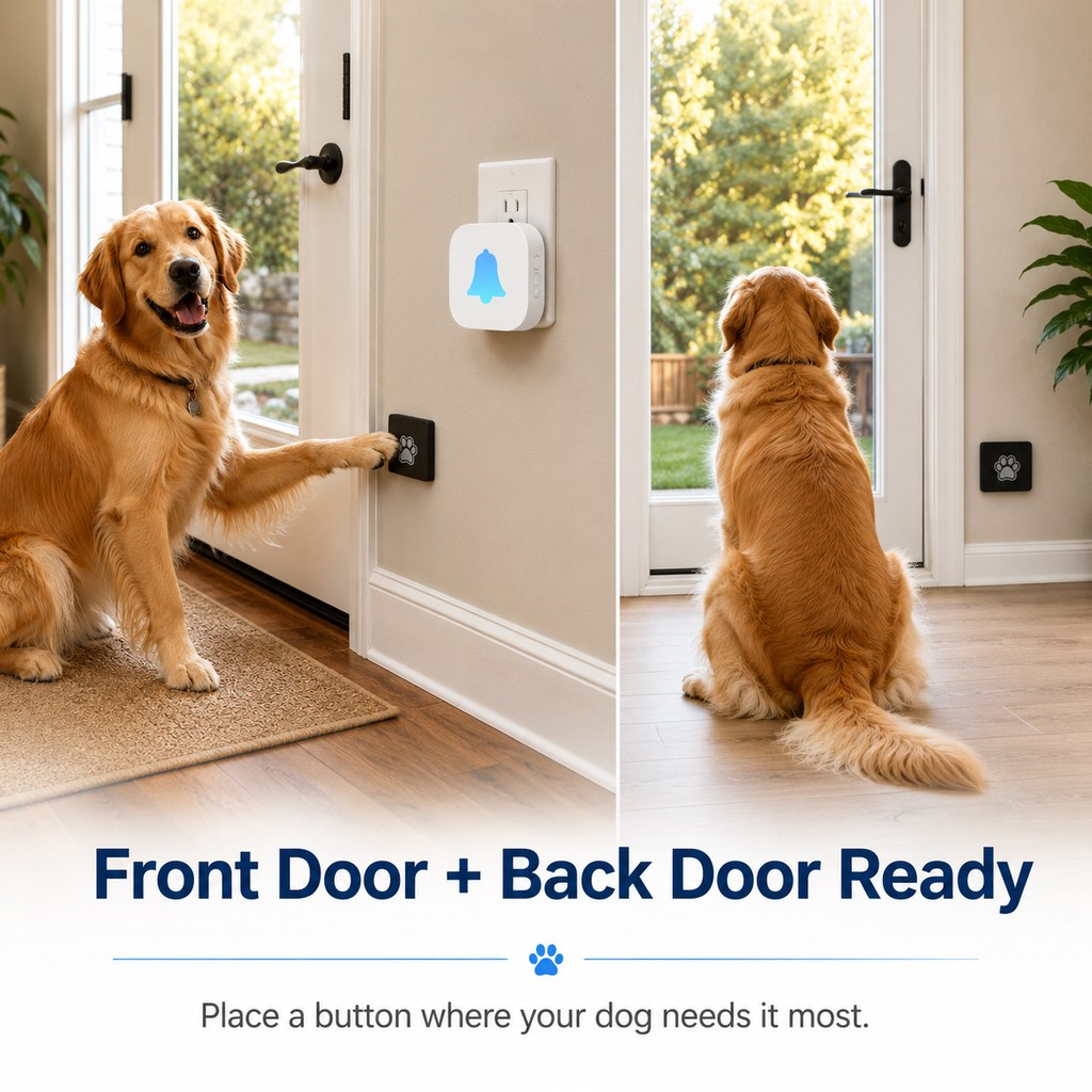 Wireless Dog Doorbell for Potty Training